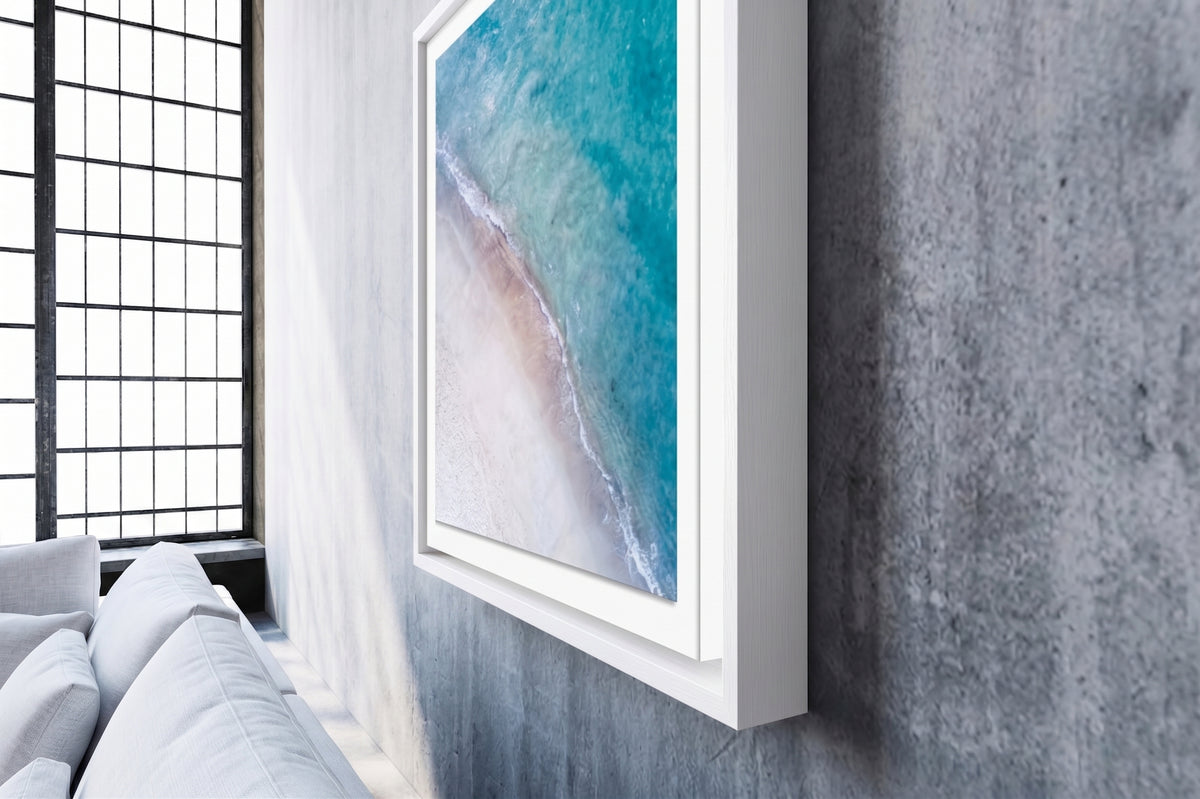 Sea Me – Aerial Ocean Photography Framed Print
