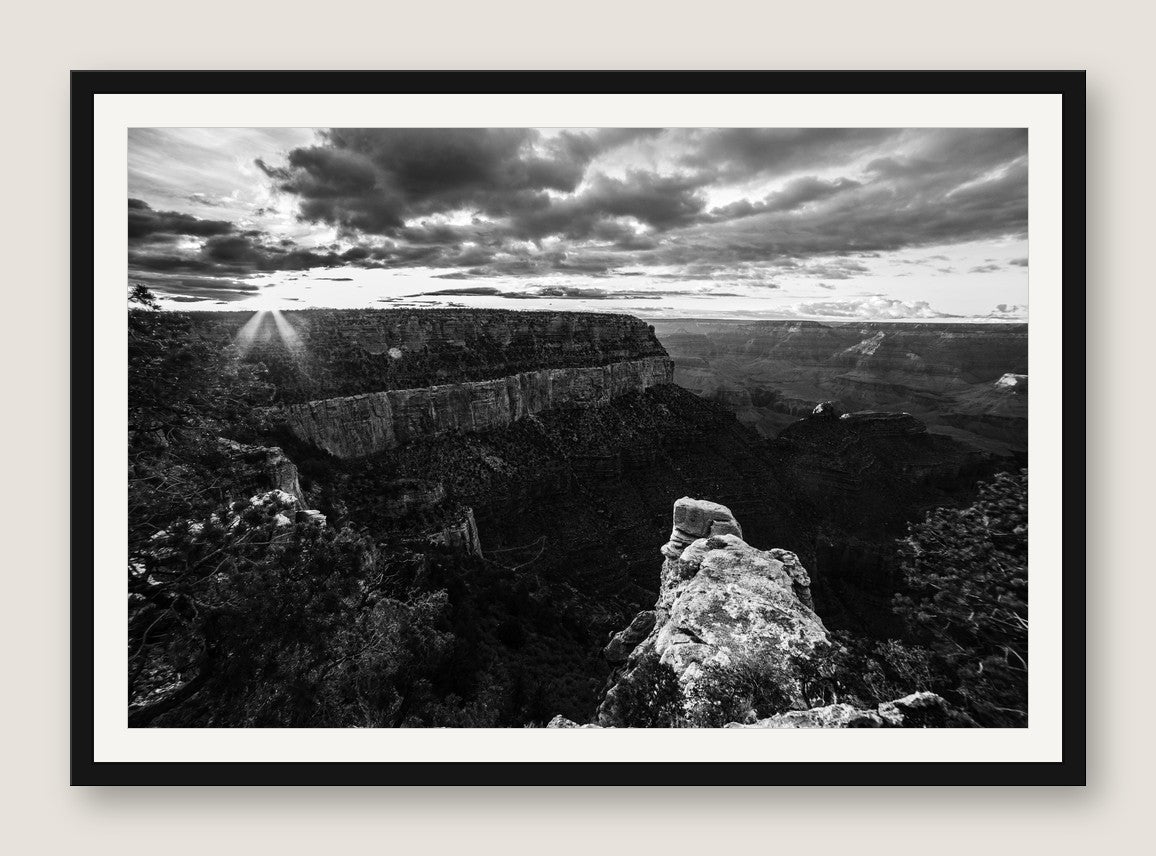 Canyon Rim at Sunburst - Black Frame