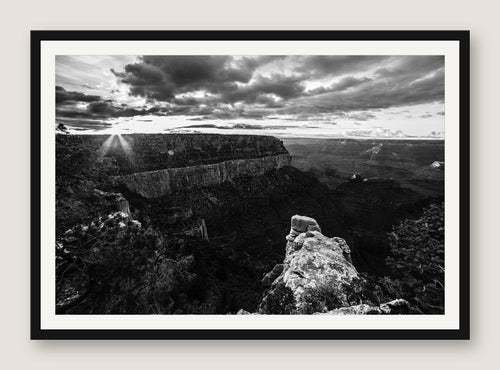 Canyon Rim at Sunburst - Black Frame