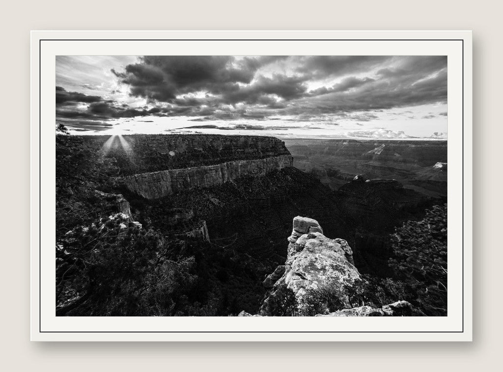 Canyon Rim at Sunburst - White Frame