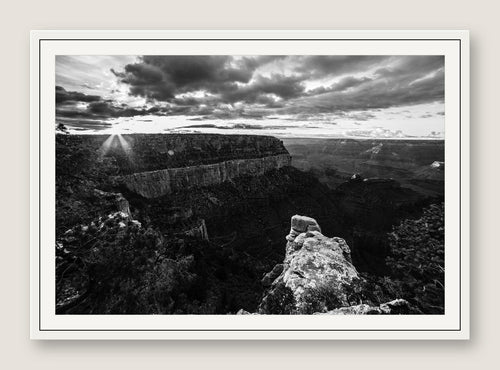 Canyon Rim at Sunburst - White Frame