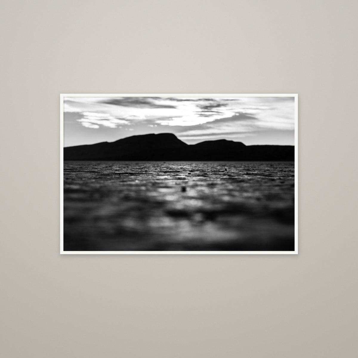 Dry Lakebed - Unframed print with 0.25" white border