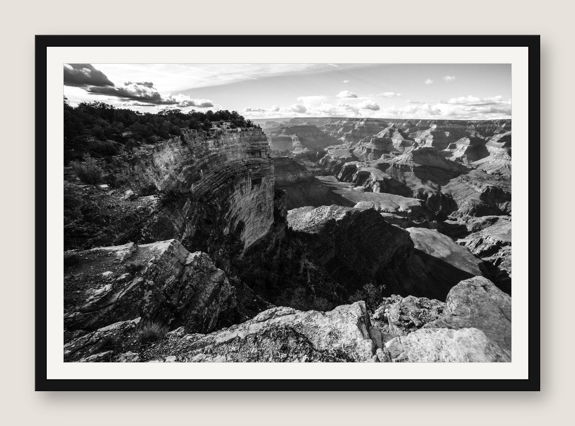 Grand Canyon Overlook - Black Frame