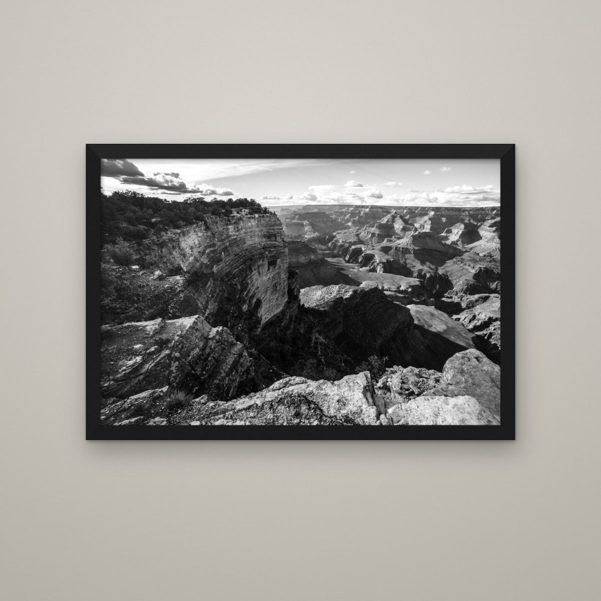 Grand Canyon Overlook - Matte Black frame, no mat (8x12 & 12x18)