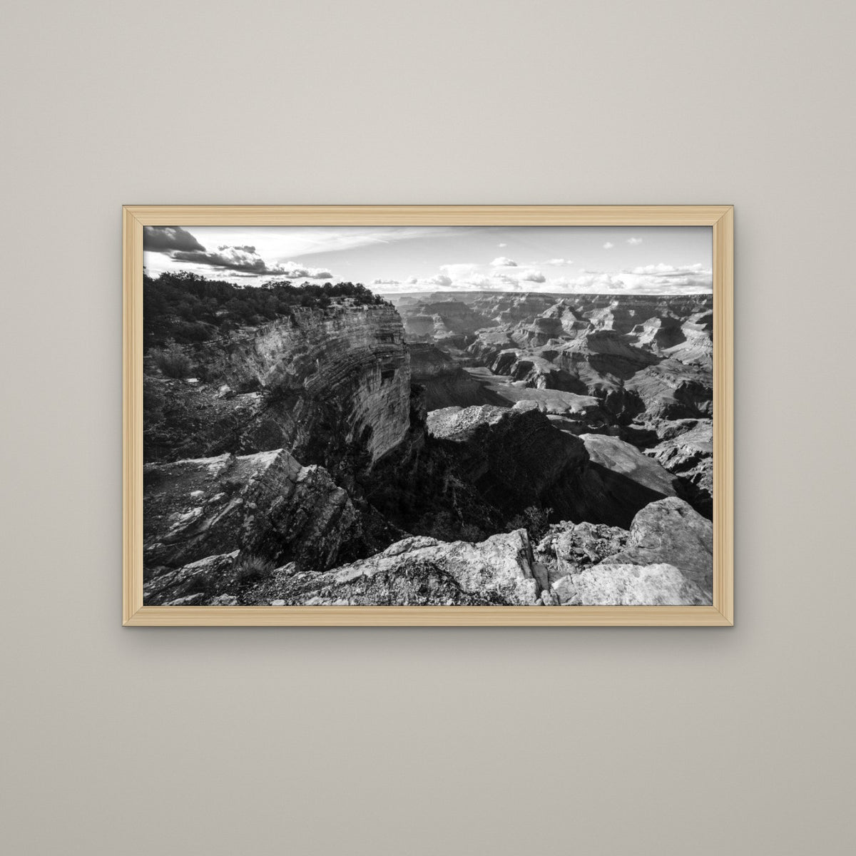 Grand Canyon Overlook - Matte Maple frame, no mat (8x12 & 12x18)