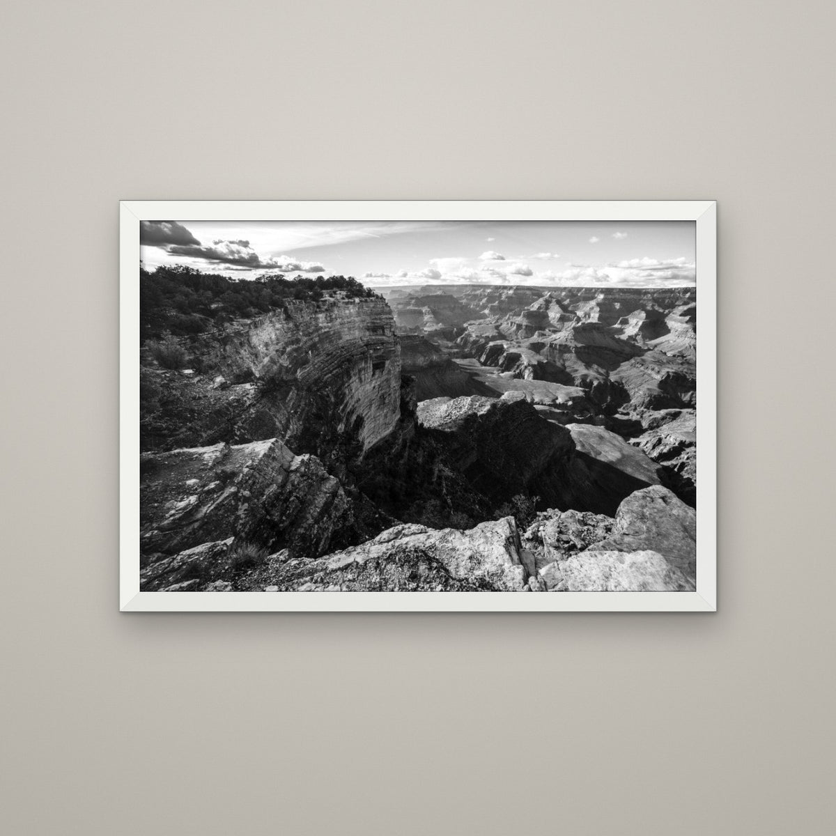 Grand Canyon Overlook - Matte White frame, no mat (8x12 & 12x18)