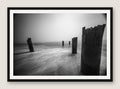 Old Pilings, Long Exposure - Black Frame