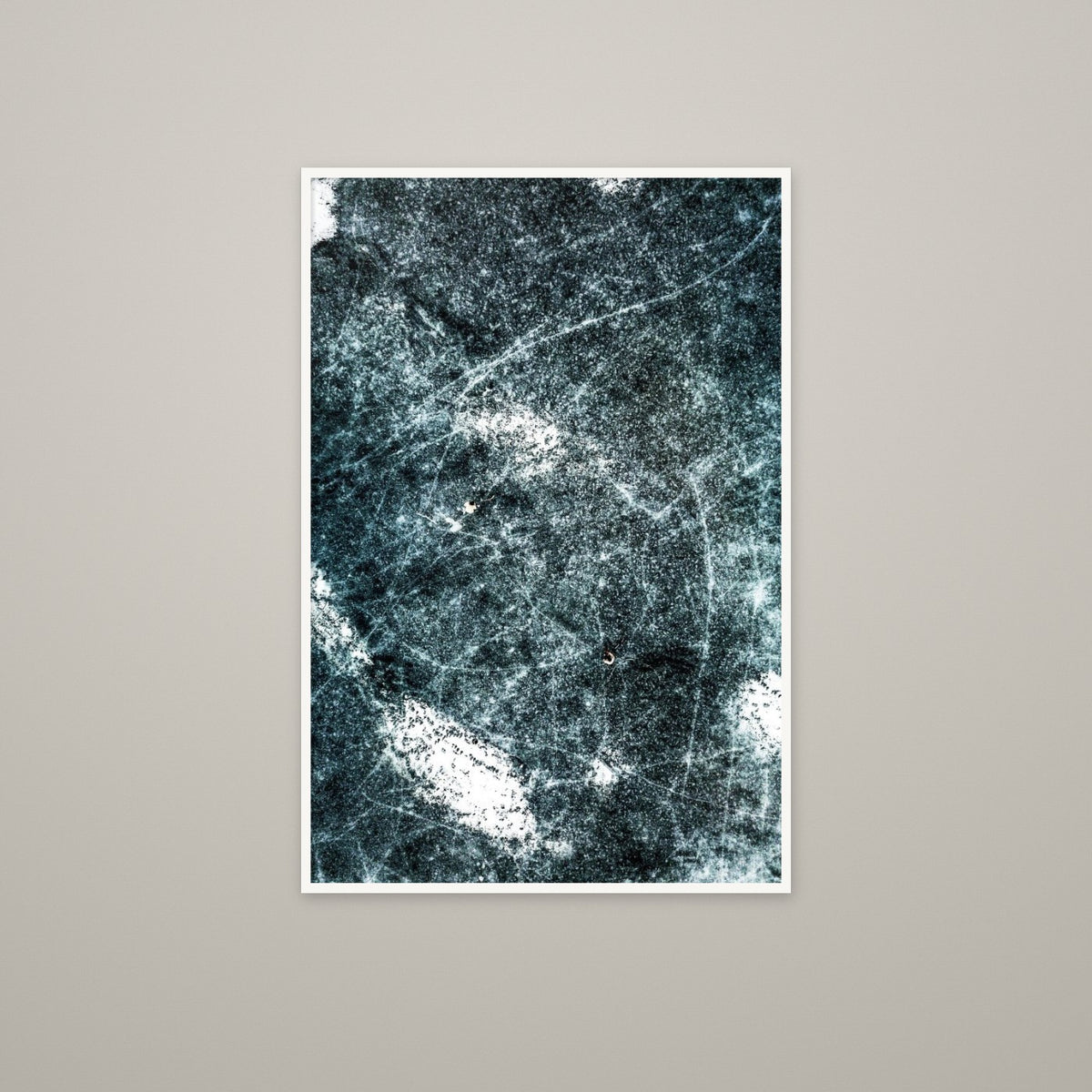 Pond Hockey - Unframed print with 0.25" white border