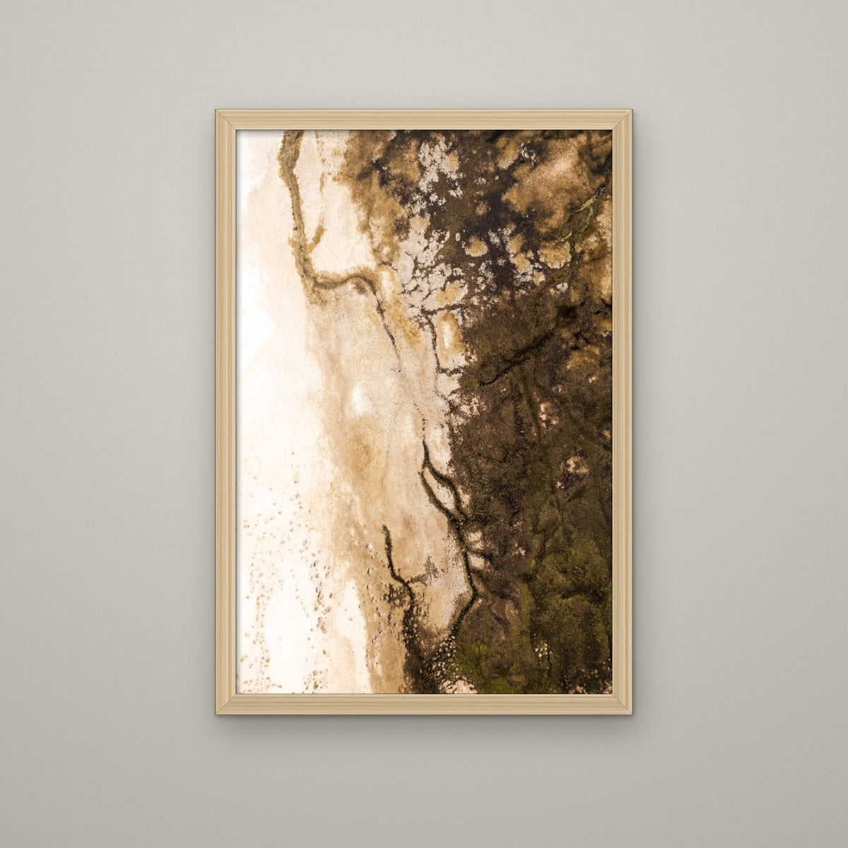 Salty Earth - Matte Maple frame, no mat (8x12 & 12x18)