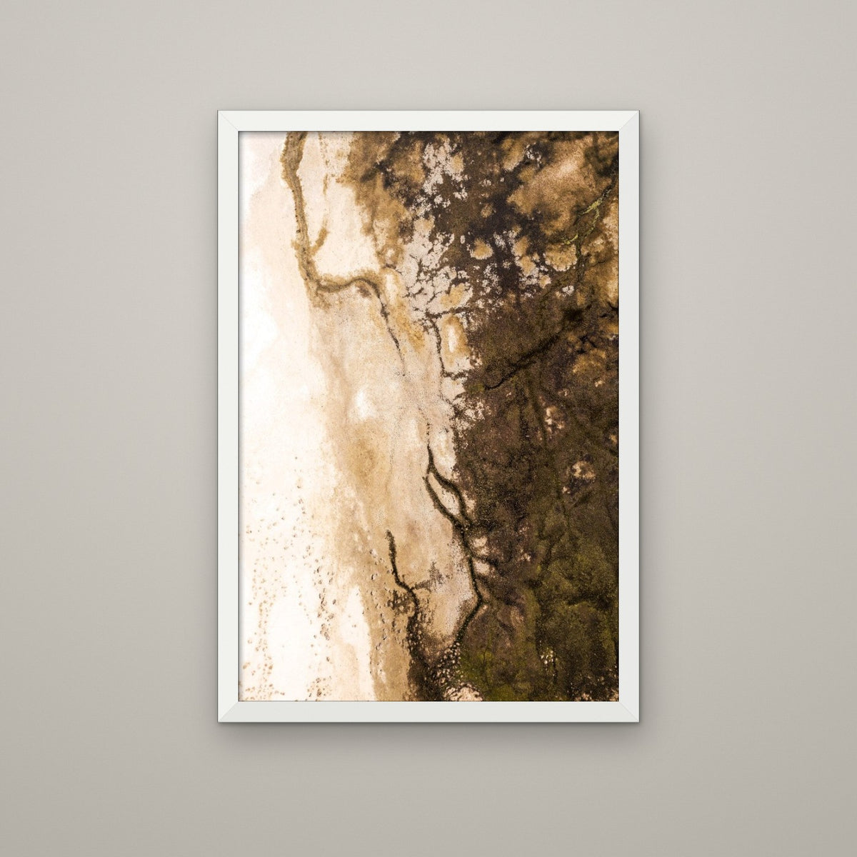Salty Earth - Matte White frame, no mat (8x12 & 12x18)