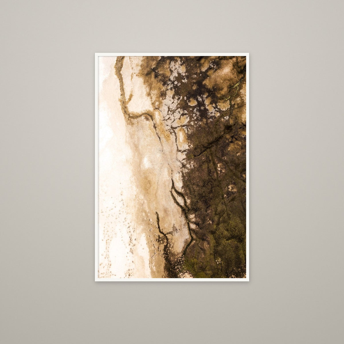 Salty Earth - Unframed print with 0.25" white border
