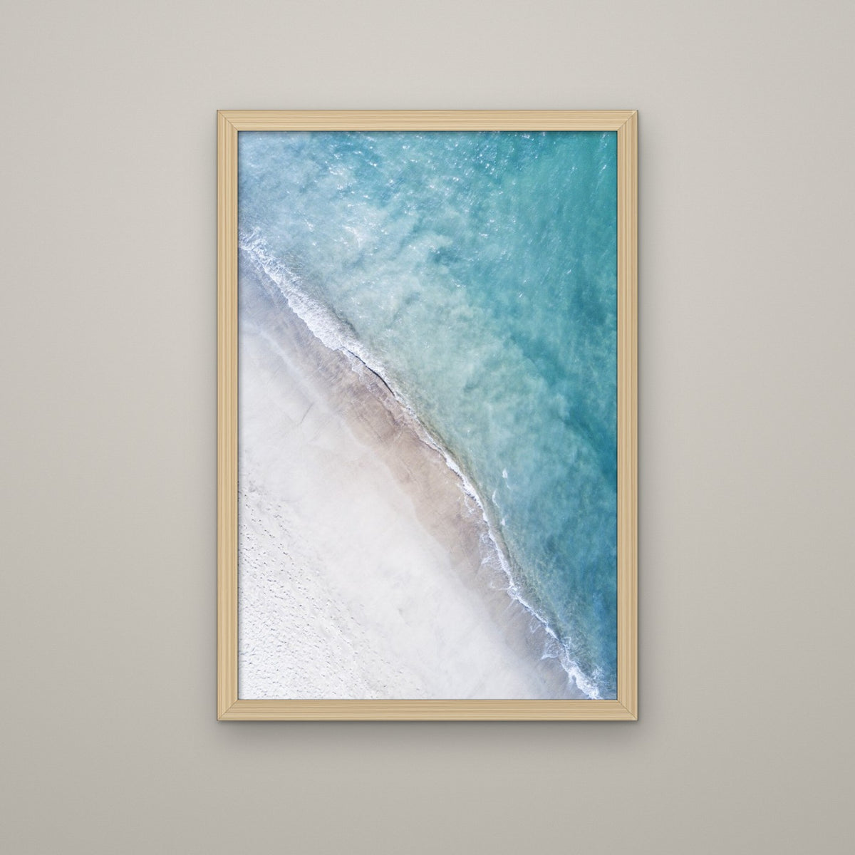Sea Me - Matte Maple frame, no mat (8x12 & 12x18)