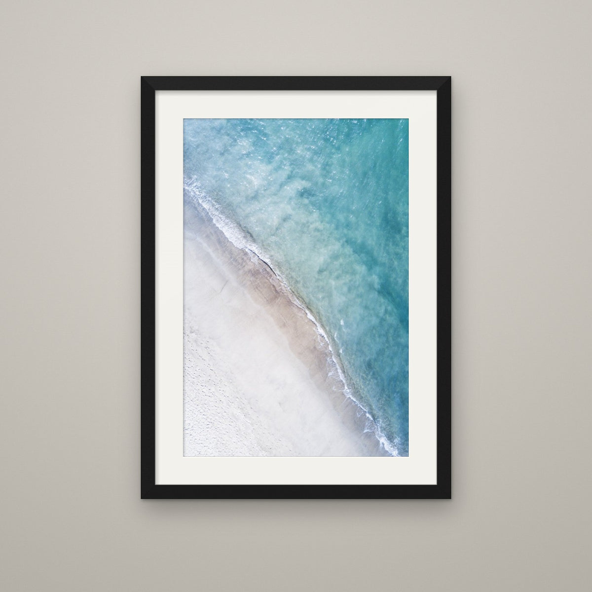 Sea Me - Matte Black frame with 2" white mat (16x24 & 32x48)