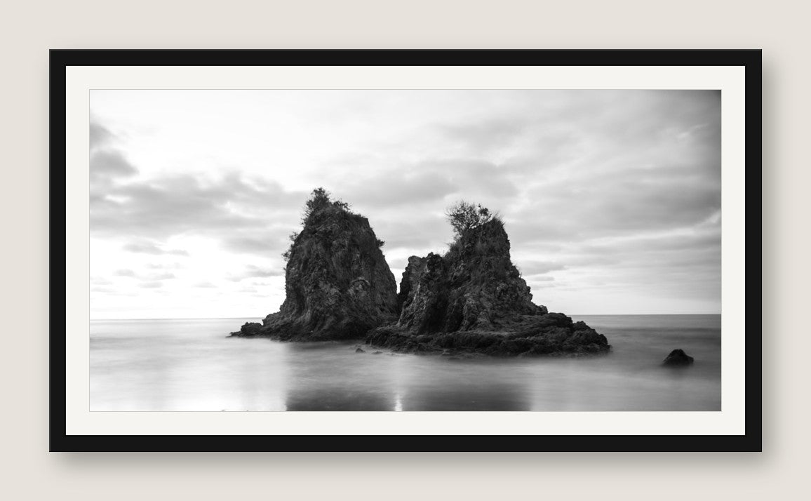 Sea Stacks, Long Exposure - Black Frame