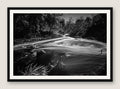Swirling Stream, Long Exposure - Black Frame